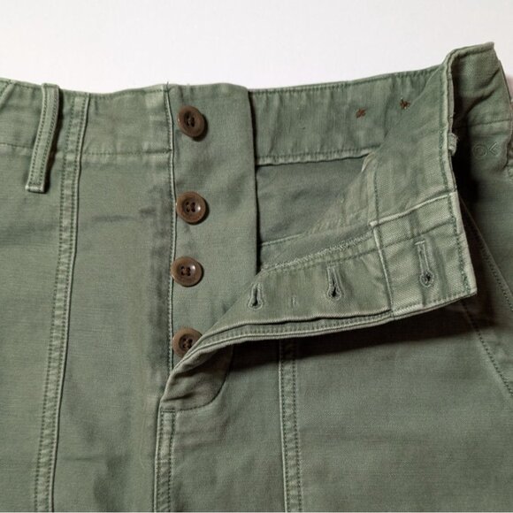 Outerknown Westbound Utility Shorts Organic Cotton Womens Size 26 Green - Picture 10 of 10